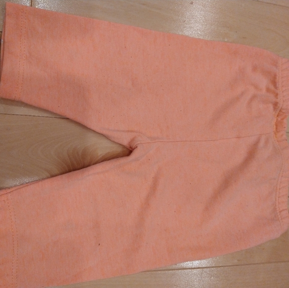 4/20$ 12m grain de ble Z orange capris with Palm trees pilling French - Picture 5 of 5